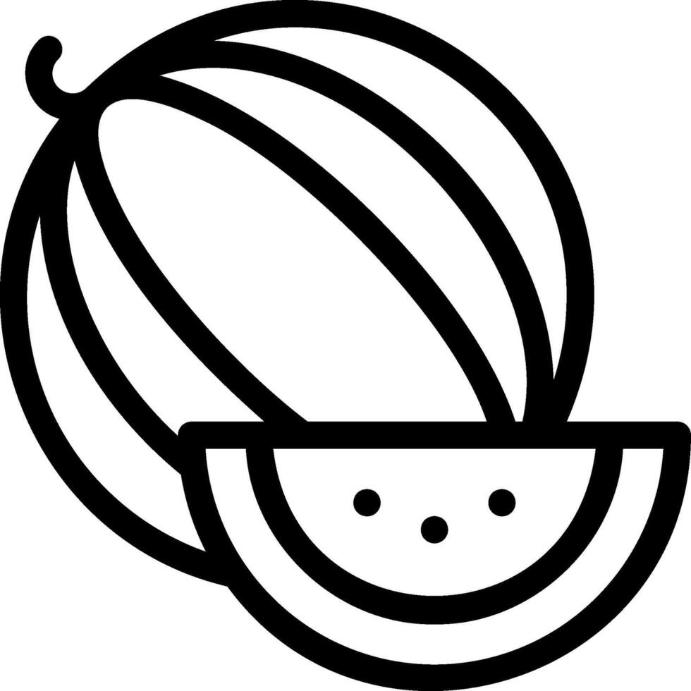 Watermelon icon illustration vector