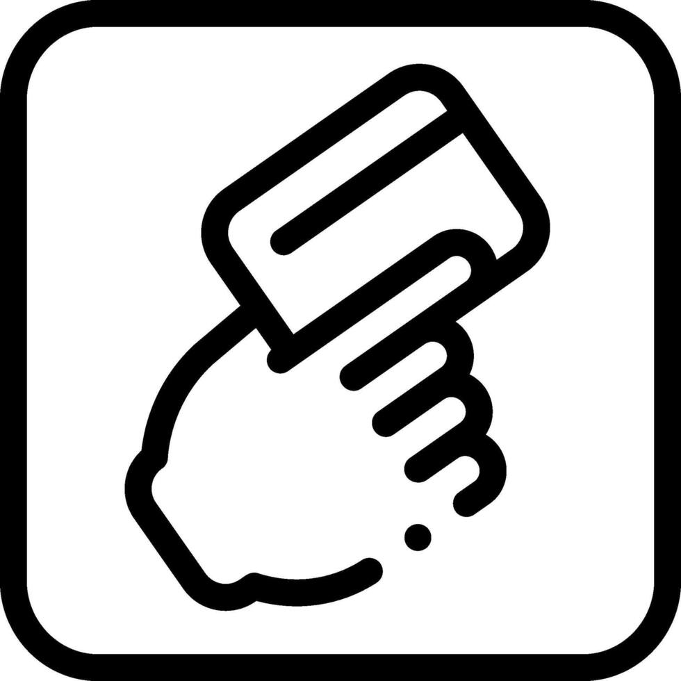 Credit card icon price 1 vector