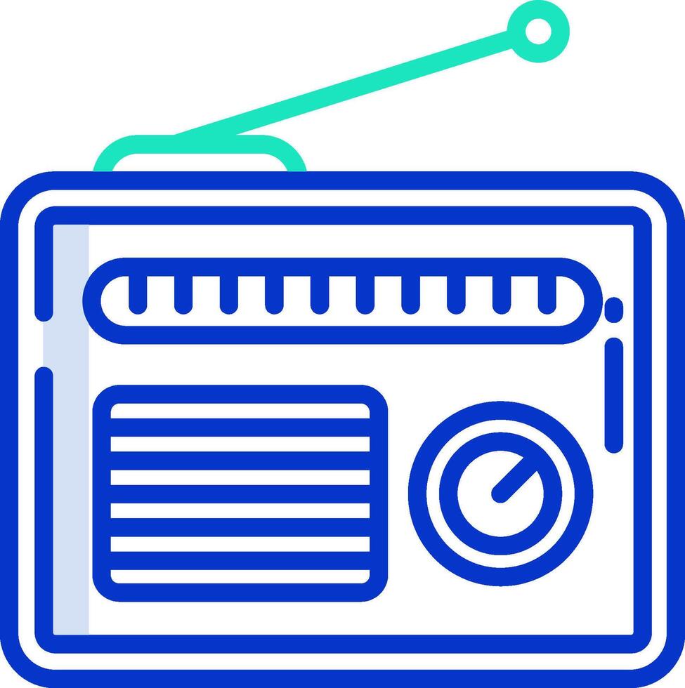 Radio icon illustration vector