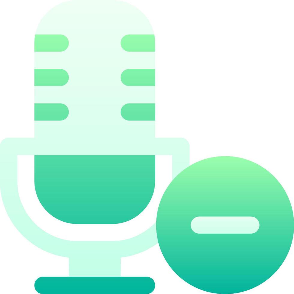 A microphone and a ball with a question mark vector