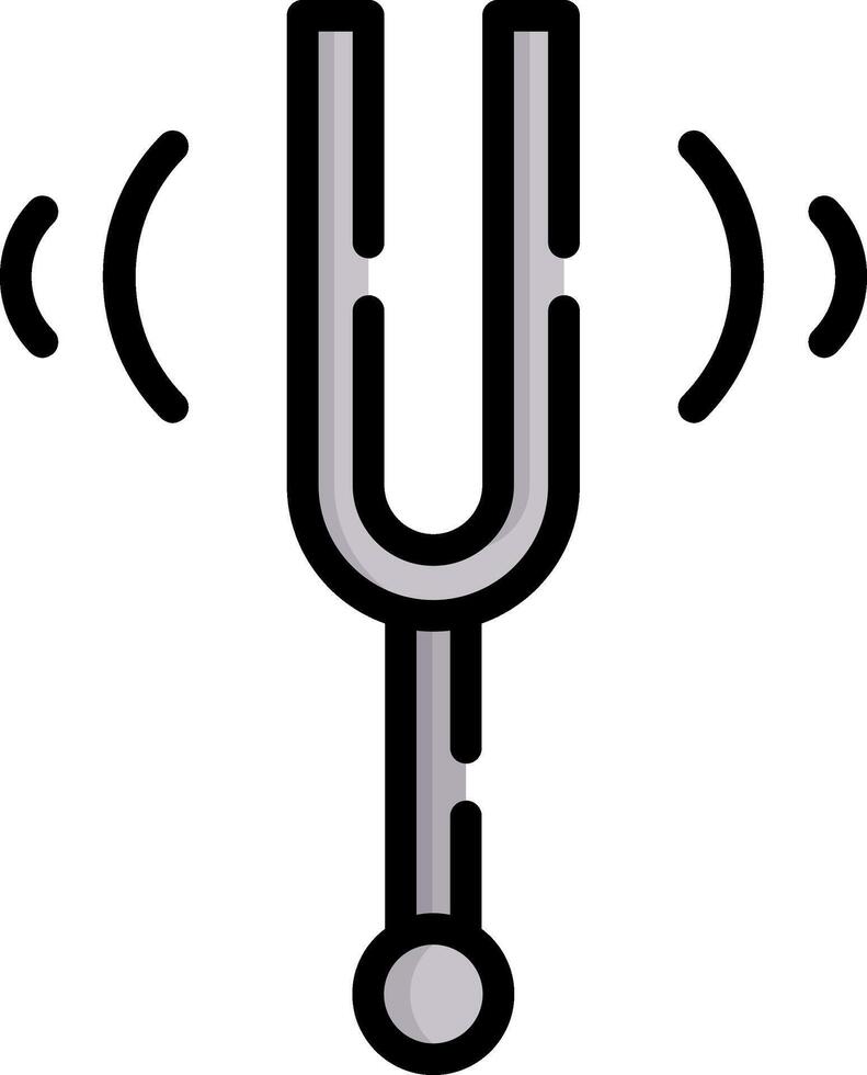 An icon of a musical instrument with a sound vector