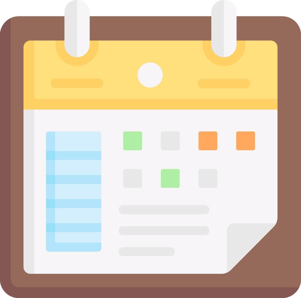 week illustration design vector