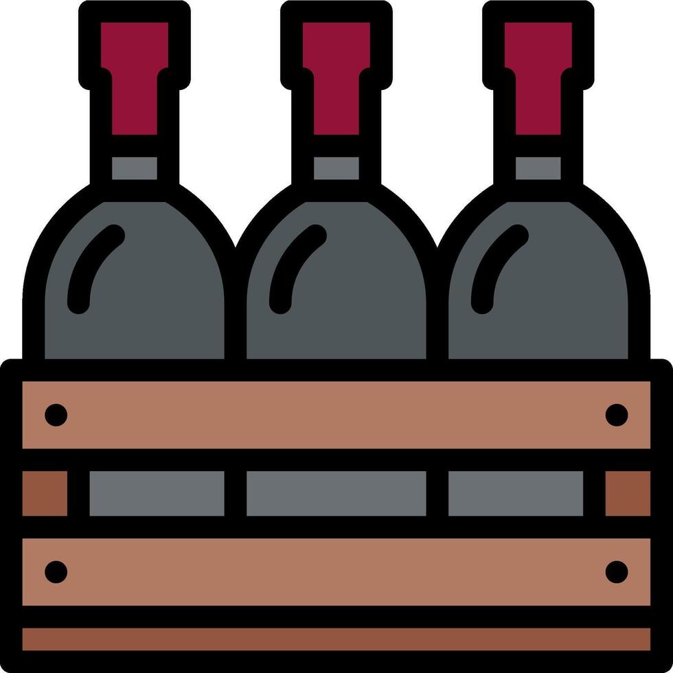 wine bottles illustration design vector