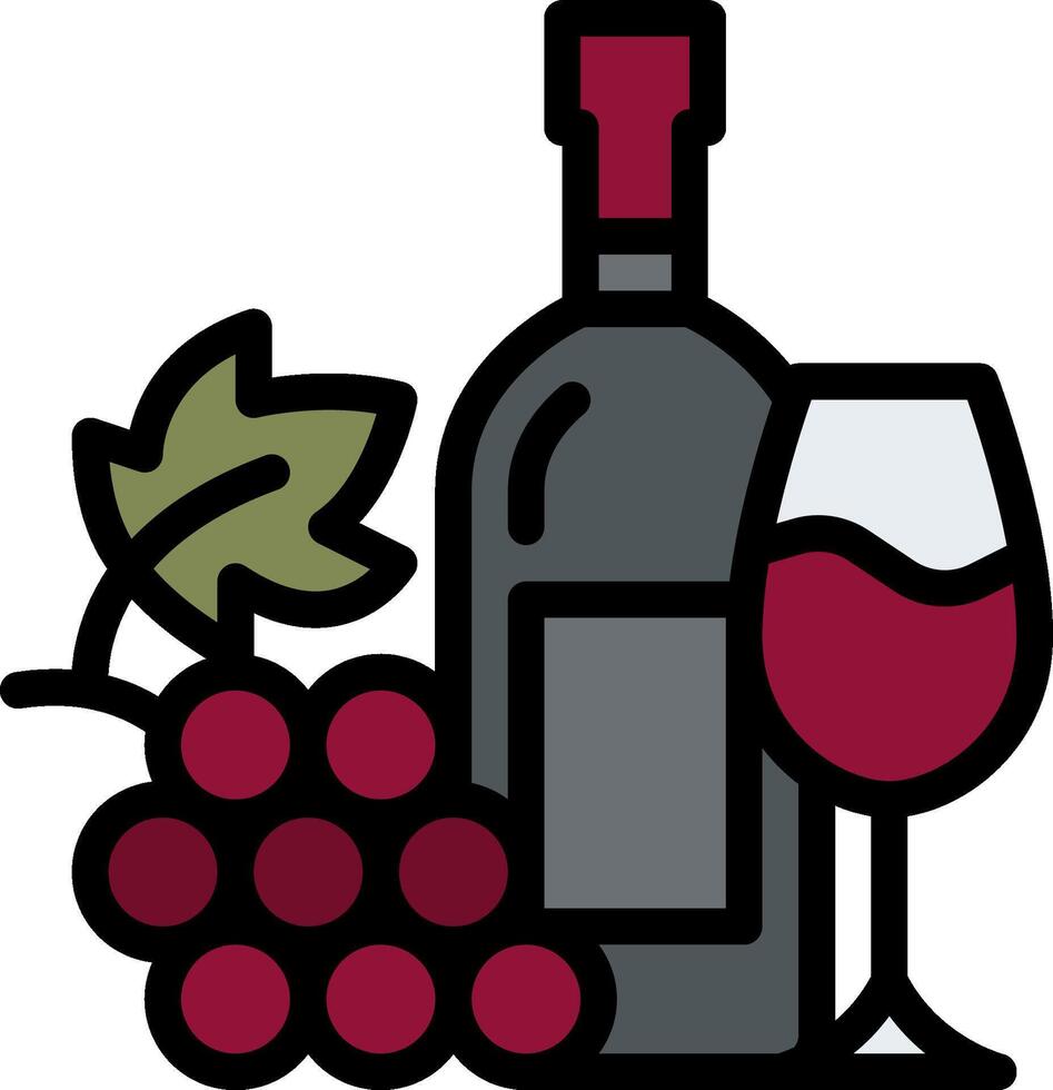 wine illustration design vector