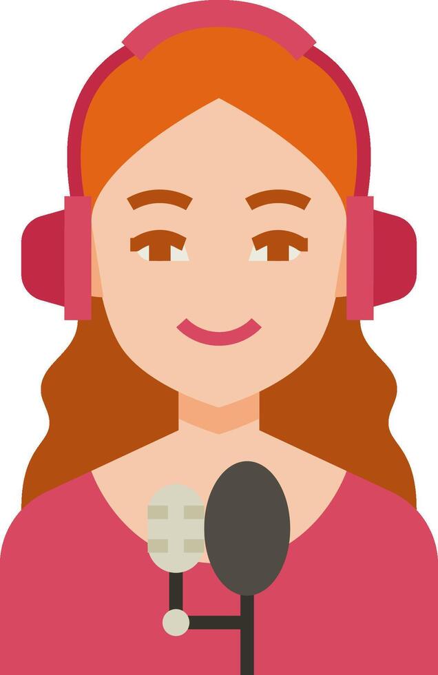 streamer illustration design vector