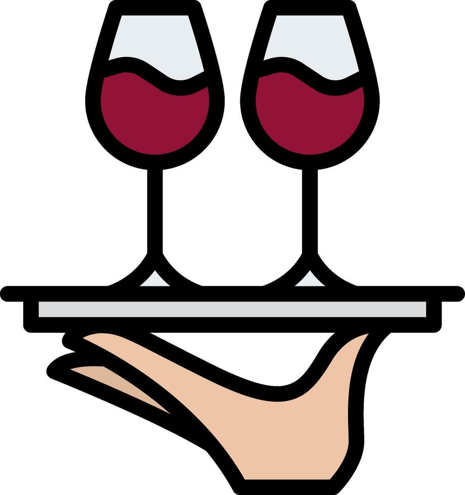 serving illustration design vector