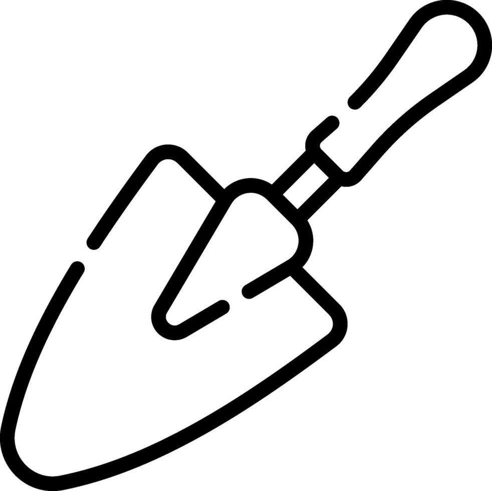 trowel illustration design vector