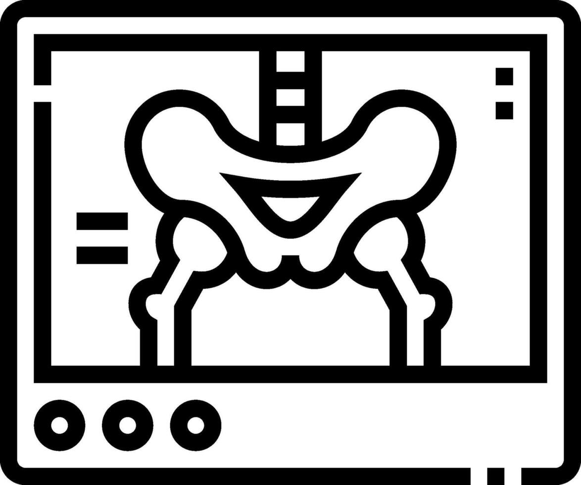 x rays illustration design vector