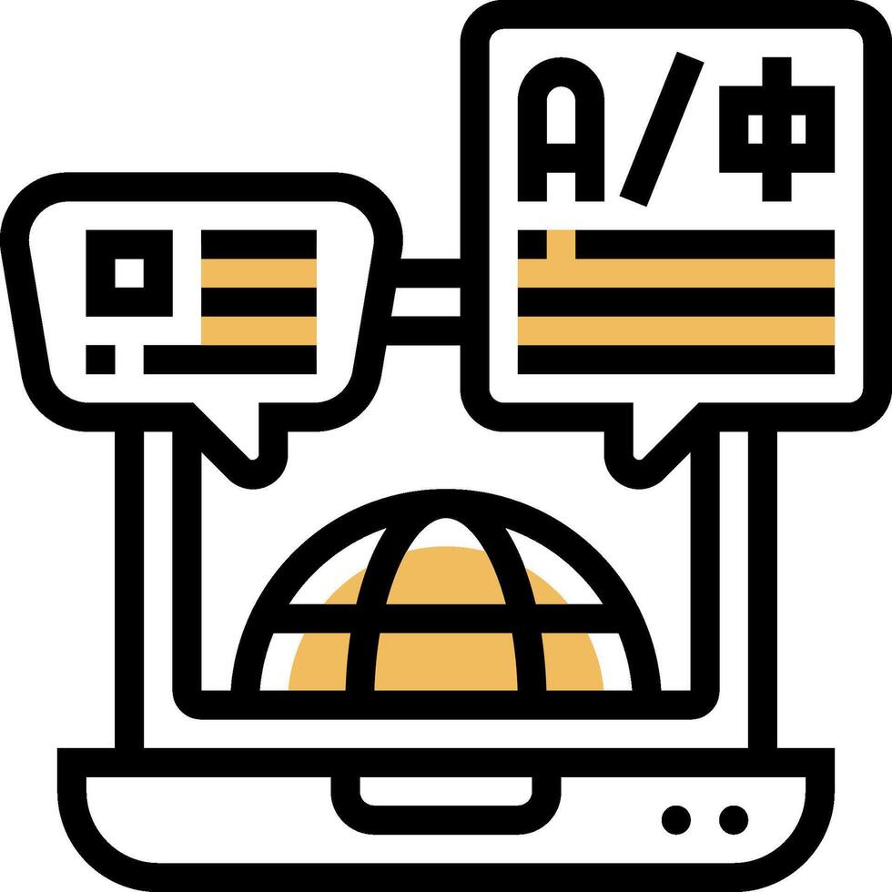 translation illustration design vector