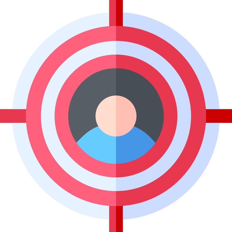 target audience illustration design vector