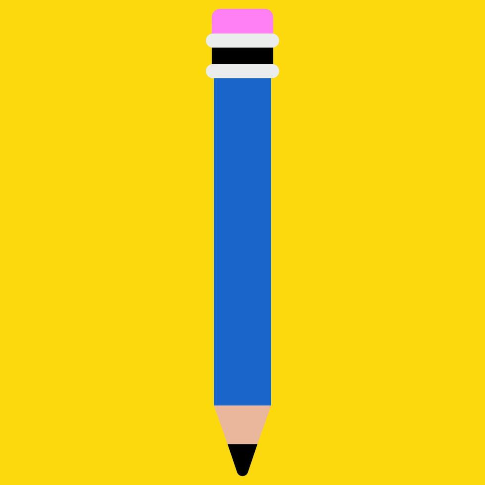 Graphite pencil for back to school design ornament vector