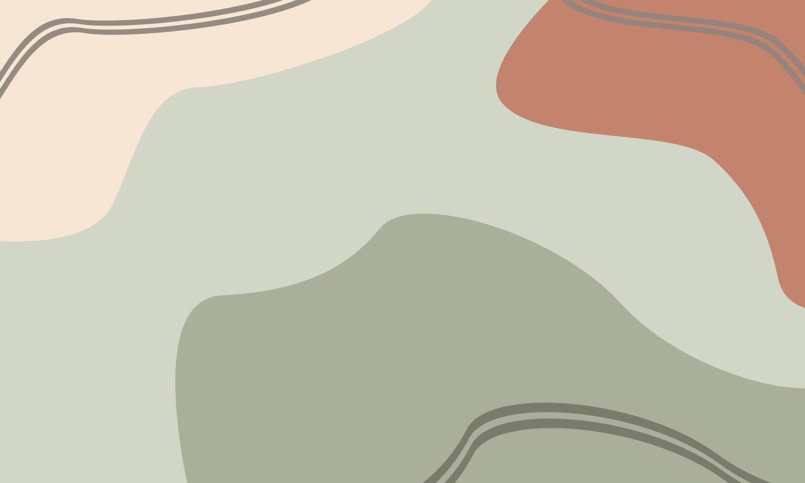 Colored neutral red, green and light yellow colors gray background vector