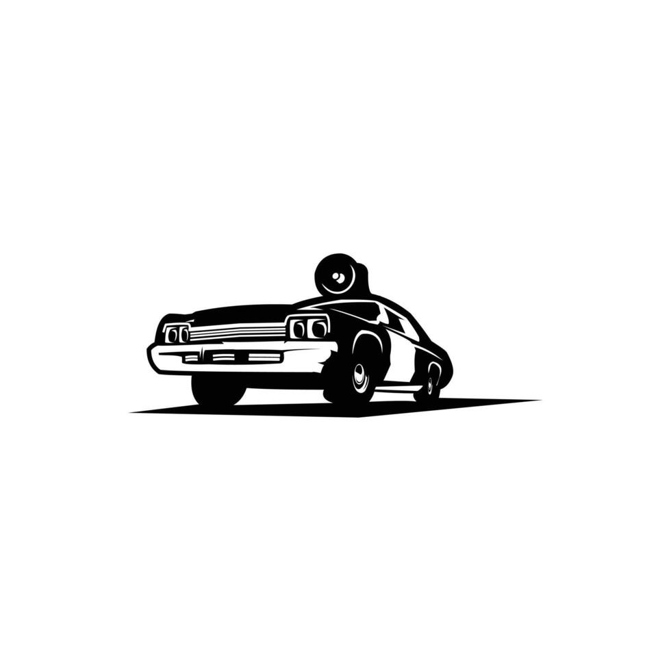Bluesmobile logo. isolated on a white background seen from behind. best for badges, emblems, concepts and the car industry. available in eps 10. vector