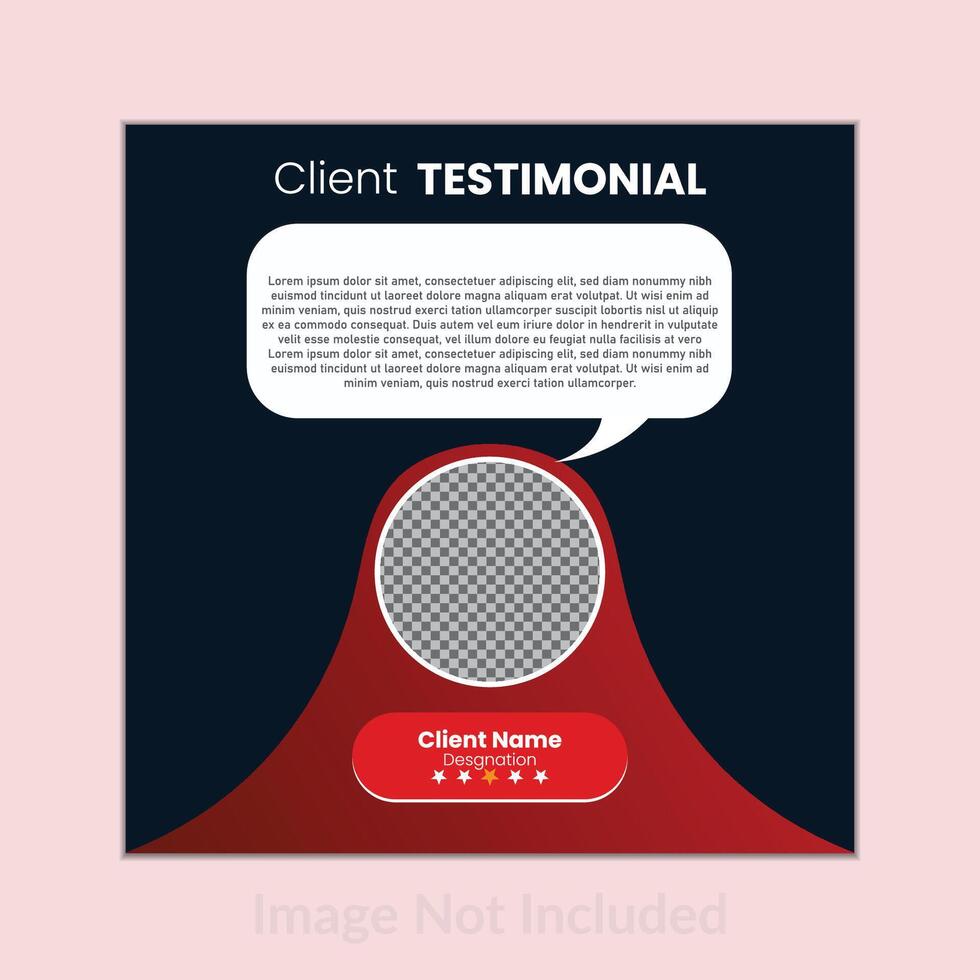 Unique Real Testimonials from Happy Clients. vector