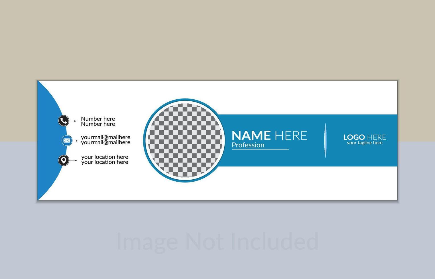 Brand Storyteller Extraordinaire email signature Design. vector