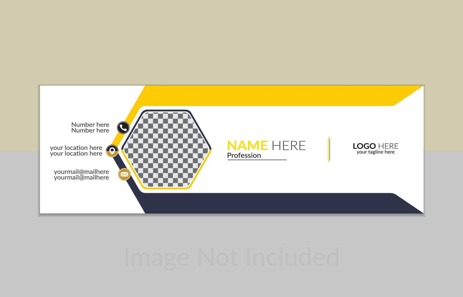Specialist in Customer Success email signature design. vector