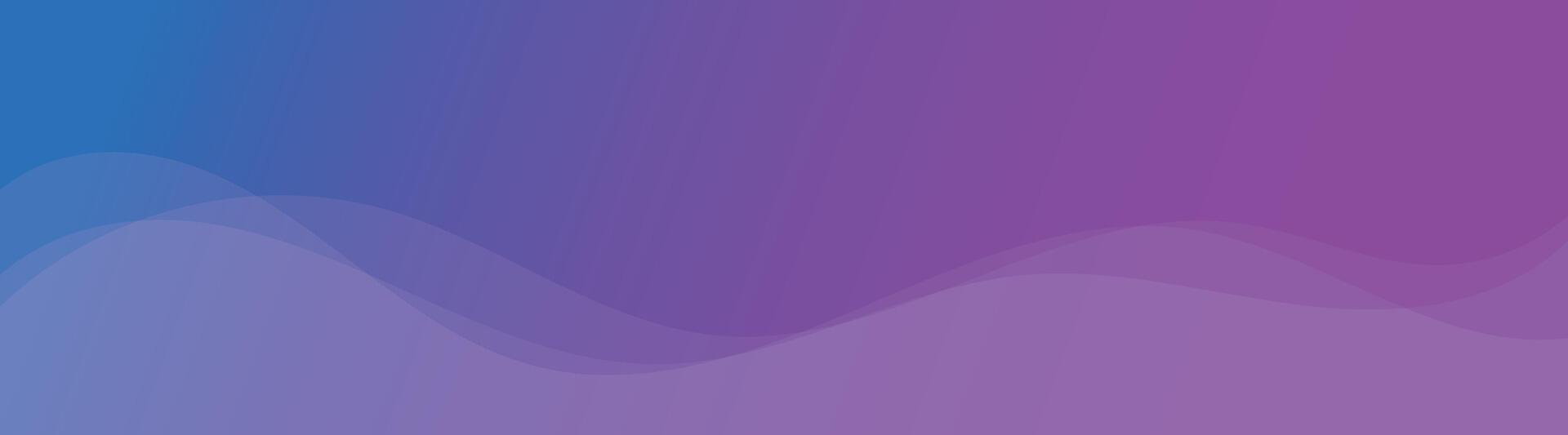 purple blue gradient background with abstract wave line vector