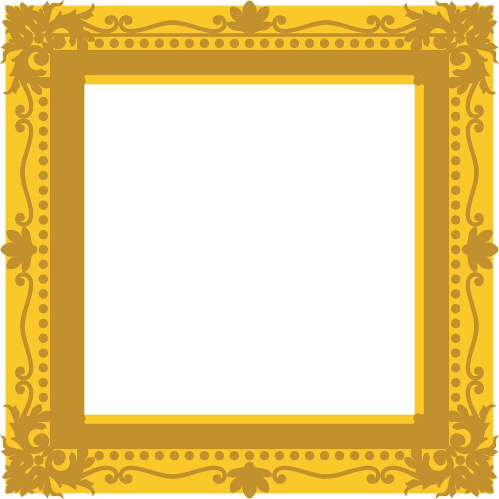 Gold frame clip art vector