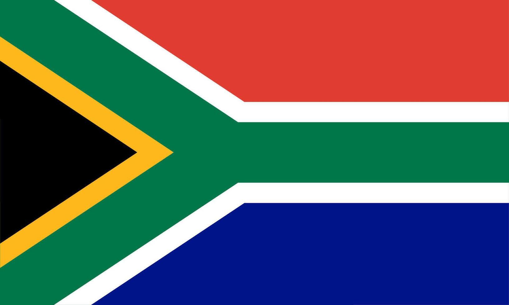 South Africa flag national material design vector