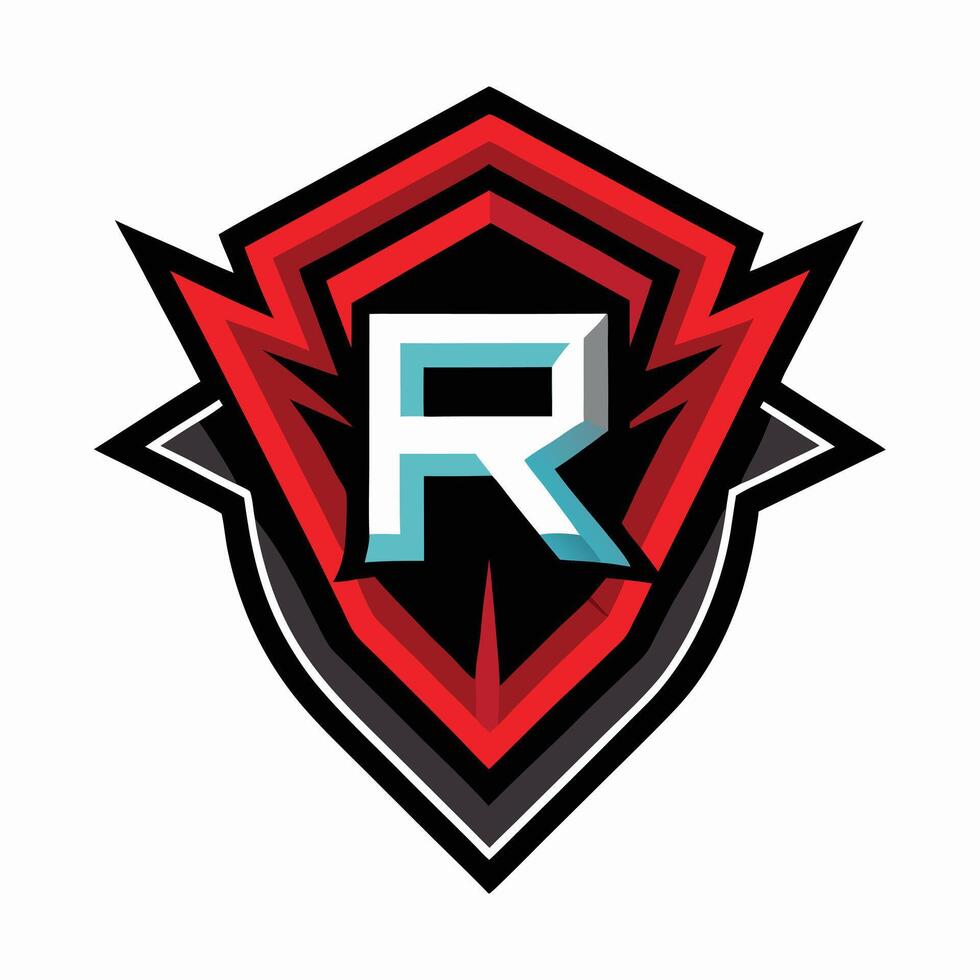 The logo for the r team vector