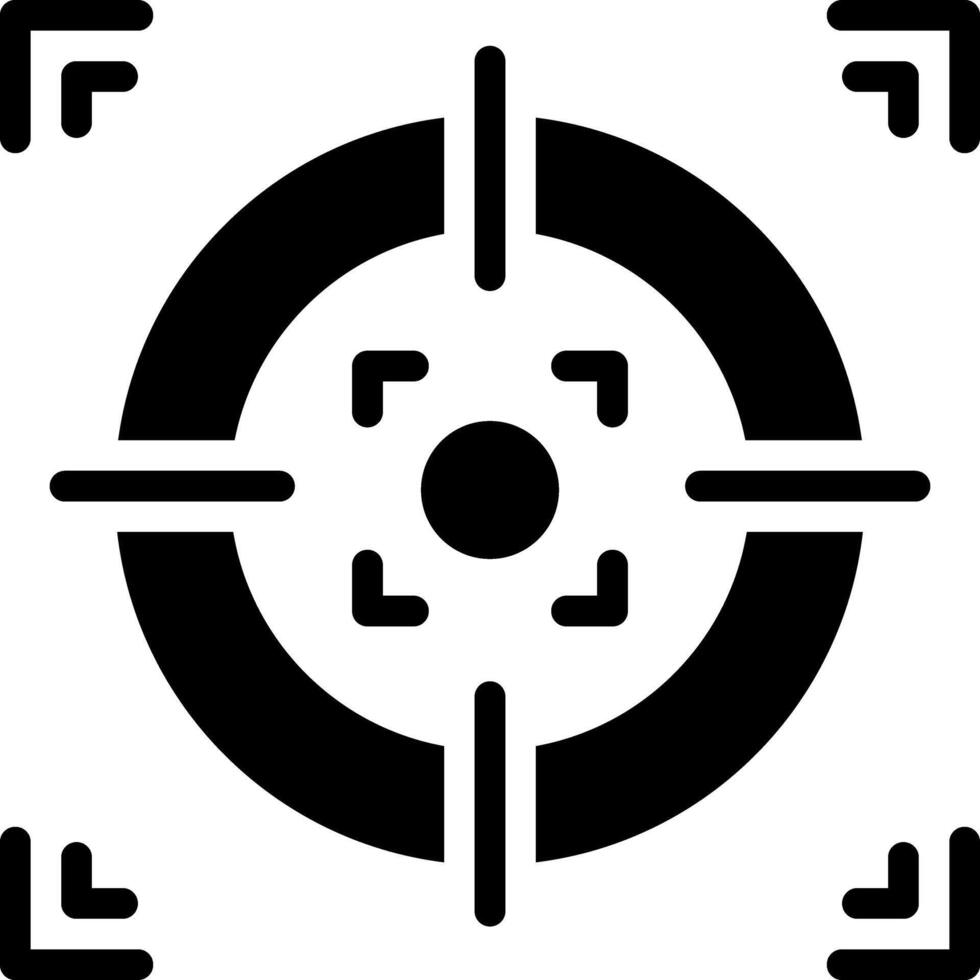 Solid black icon for vector