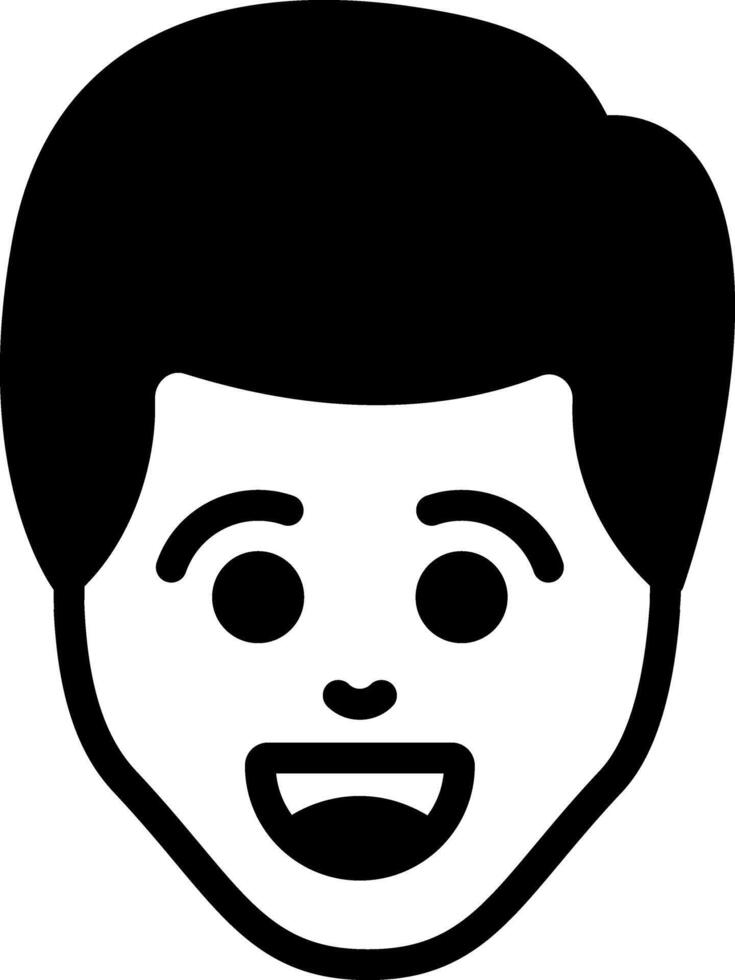 Solid black icon for express vector