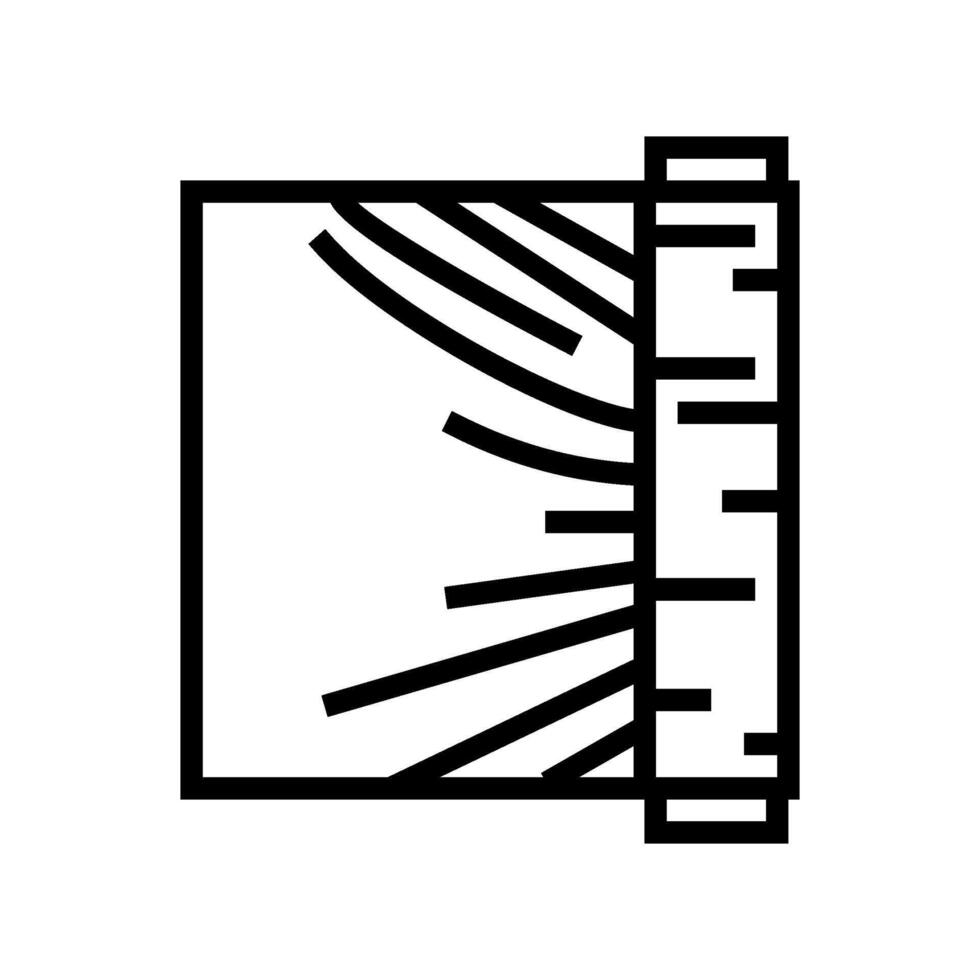 wrap plastic package line icon illustration vector