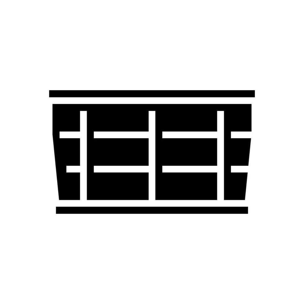box plastic package glyph icon illustration vector