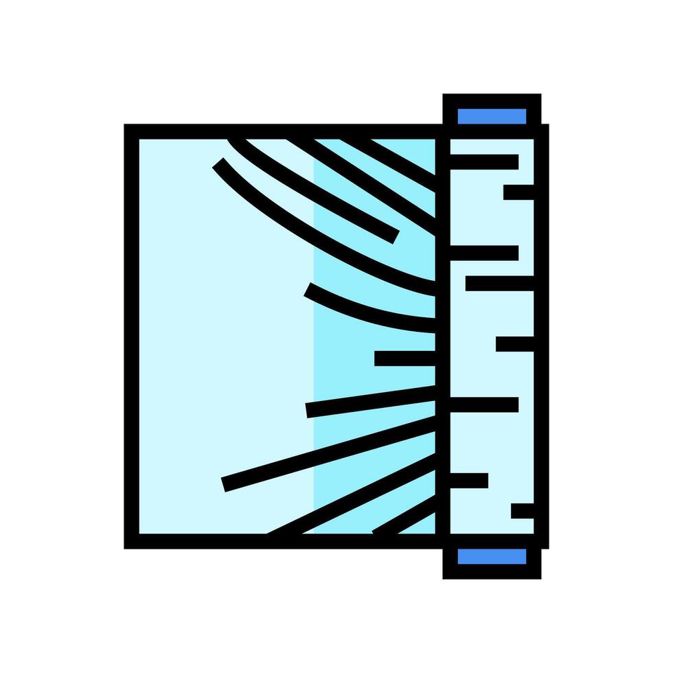 wrap plastic package color icon illustration vector