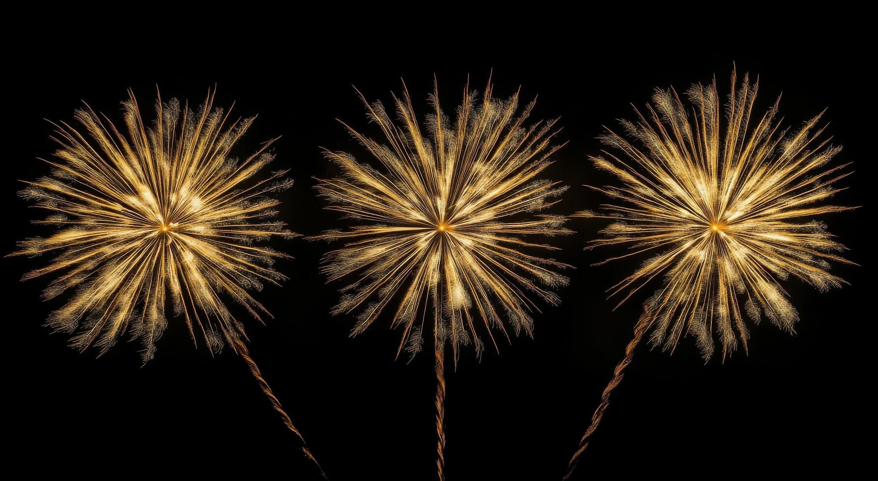 Majestic fireworks display lighting up the night sky during summer festival celebrations photo