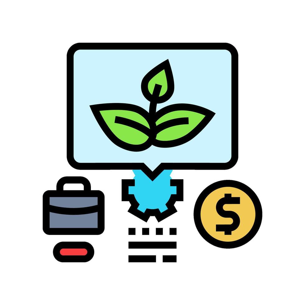 growth hacking modern business modern business color icon illustration vector