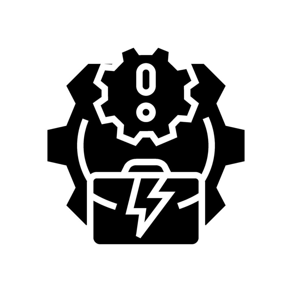 disruption modern business glyph icon illustration vector