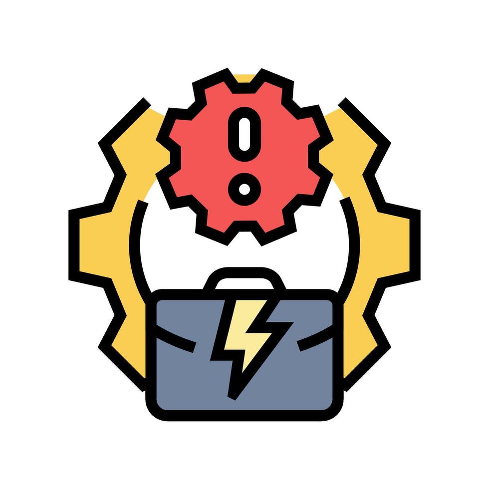 disruption modern business color icon illustration vector