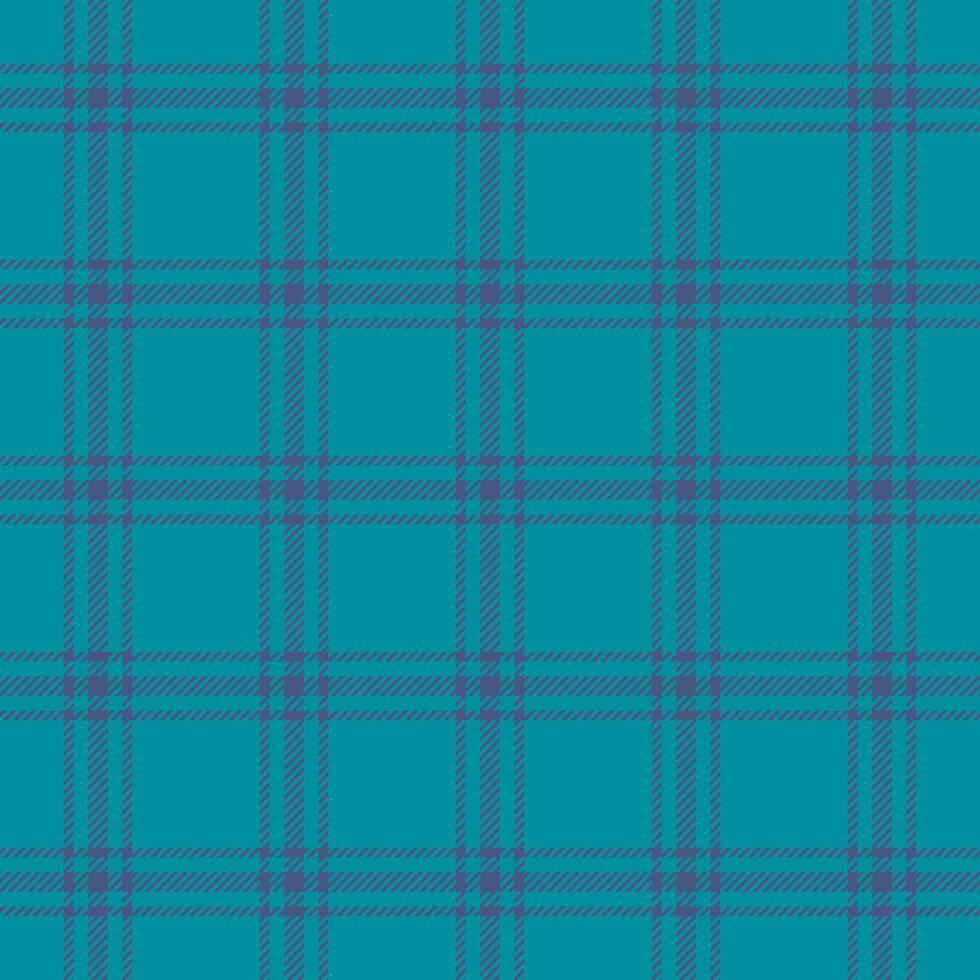 Tissue tartan check background, living room seamless fabric plaid. Holiday texture textile pattern in cyan and blue colors. vector