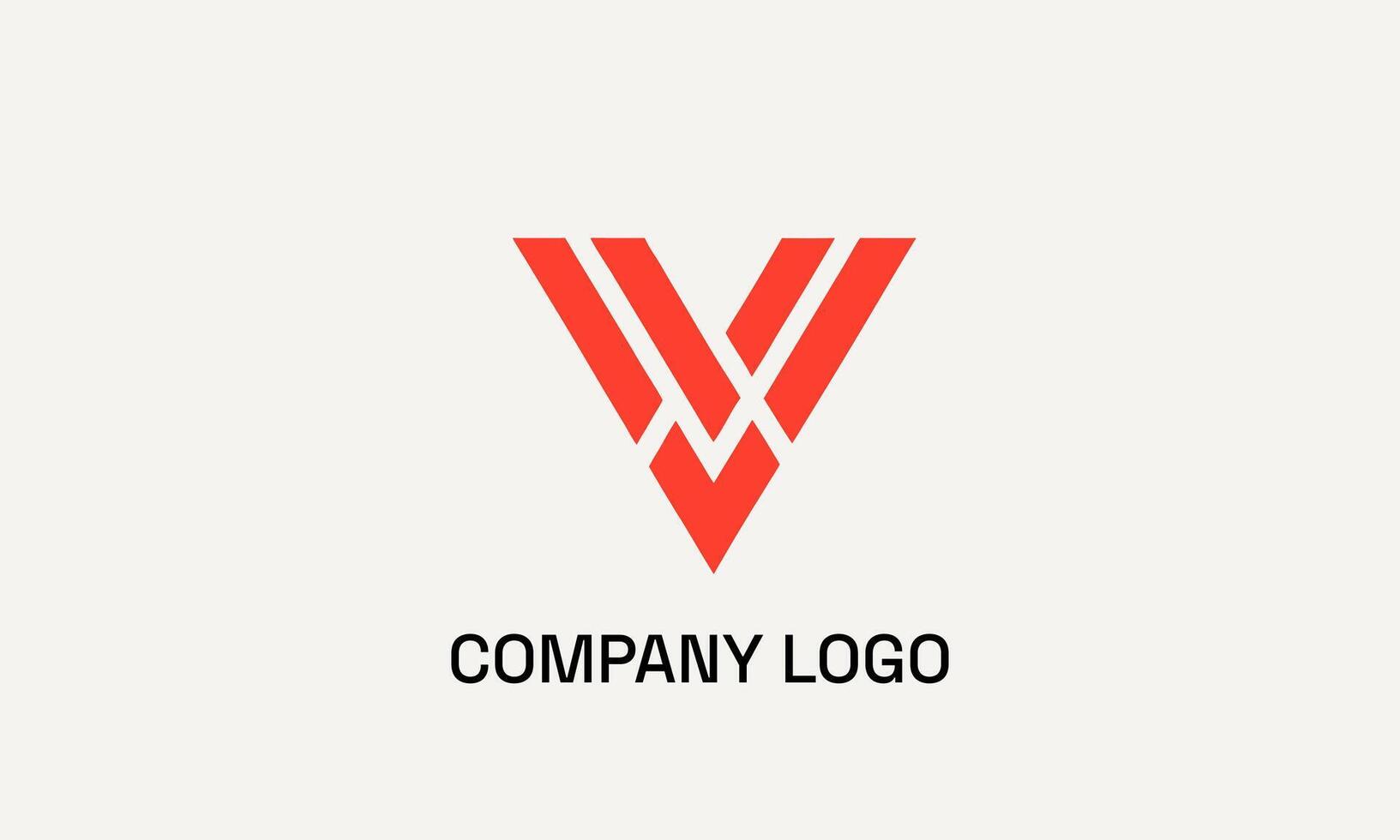 the v Logo for your Business vector