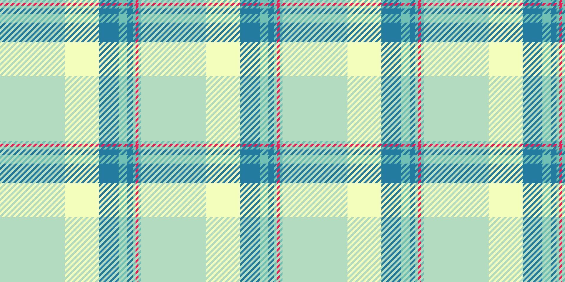 Hunter fabric textile, duvet check plaid texture. Flowing seamless pattern background tartan in light and cyan colors. vector