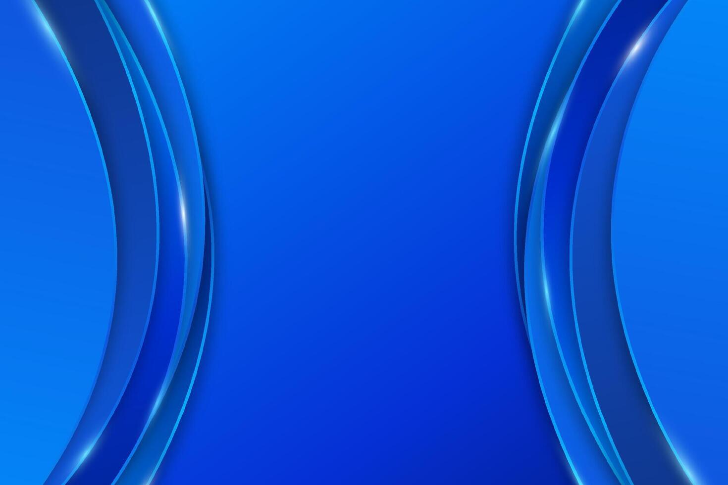 Gradient blue circle abstract background. Business background with blue circles frame design vector
