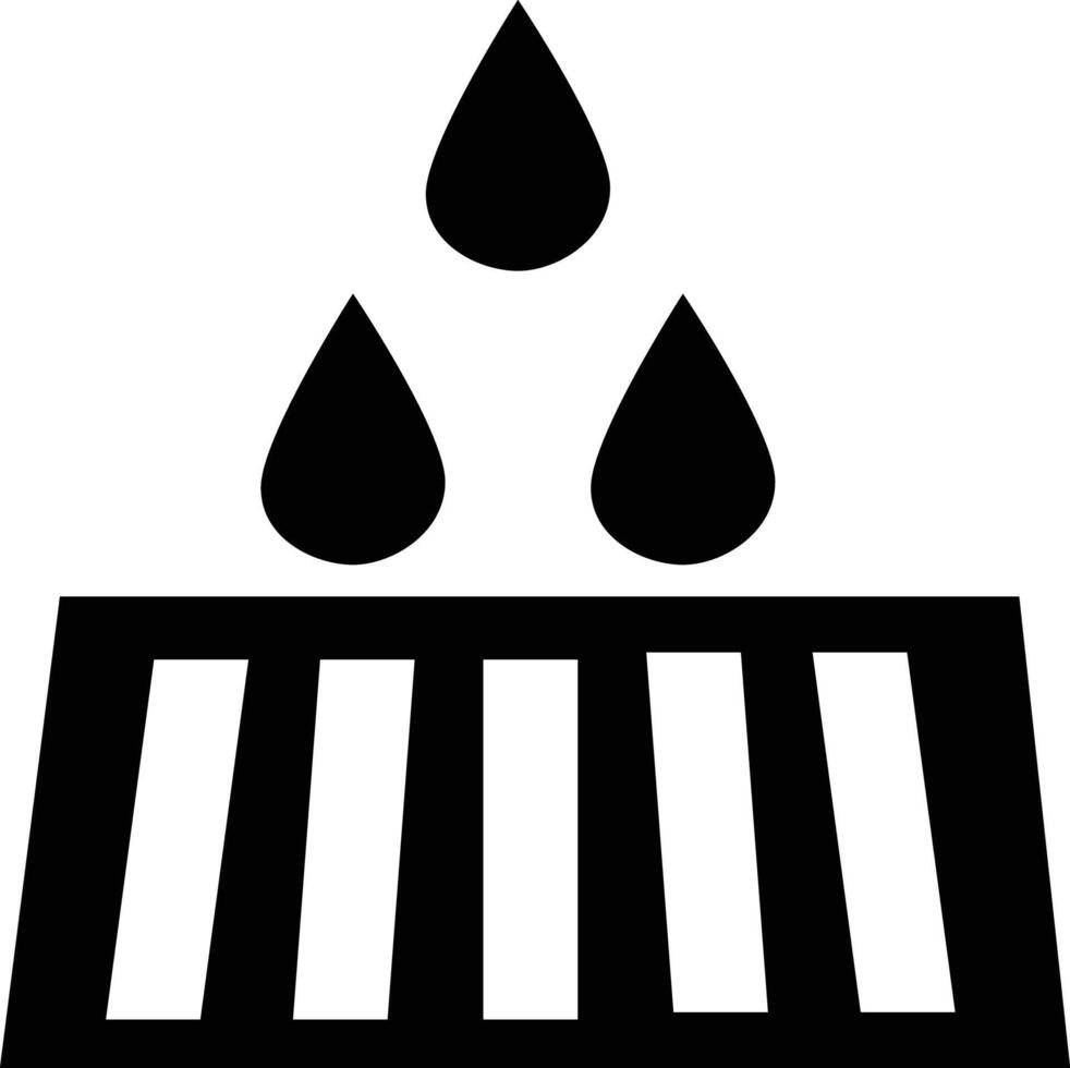 Drain grill icon. Drain system sign. Water waste management metal cover of bathroom floor drainage symbol. Sewer drain logo. flat style. vector