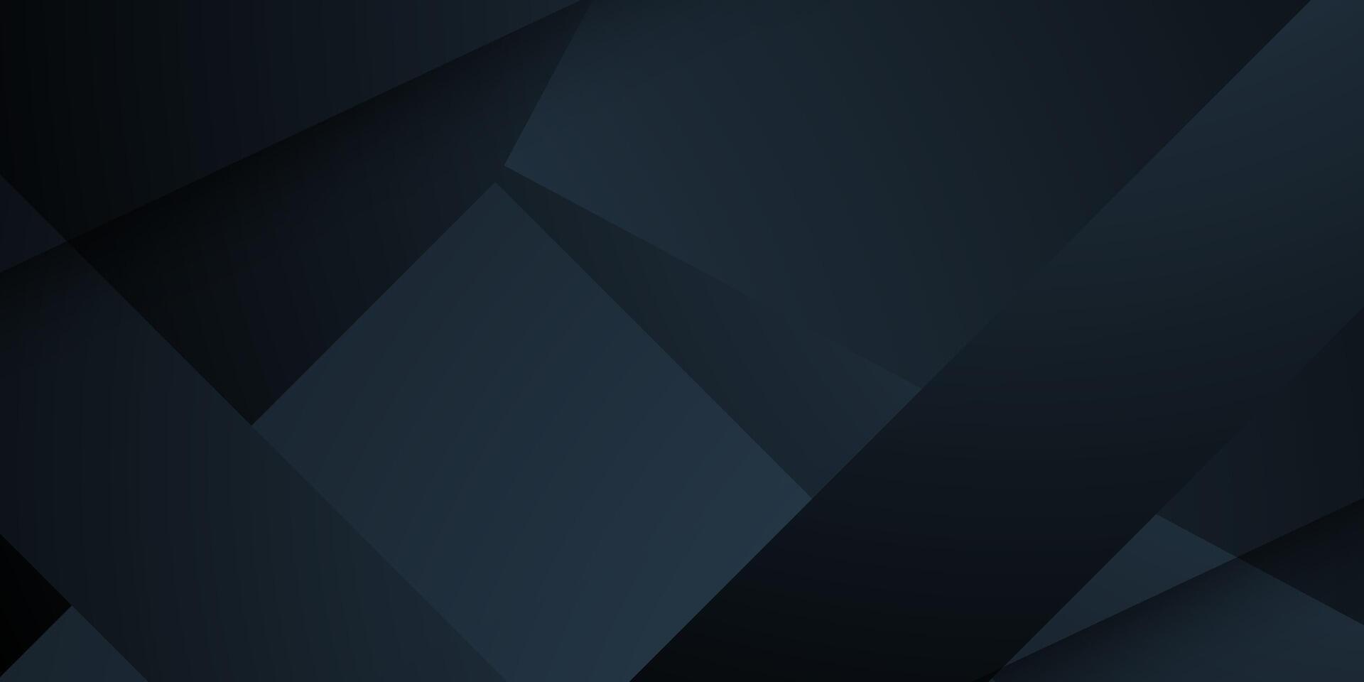 Abstract dark gray overlap background template with simple shape papercut pattern. Dark background with shadow design. vector