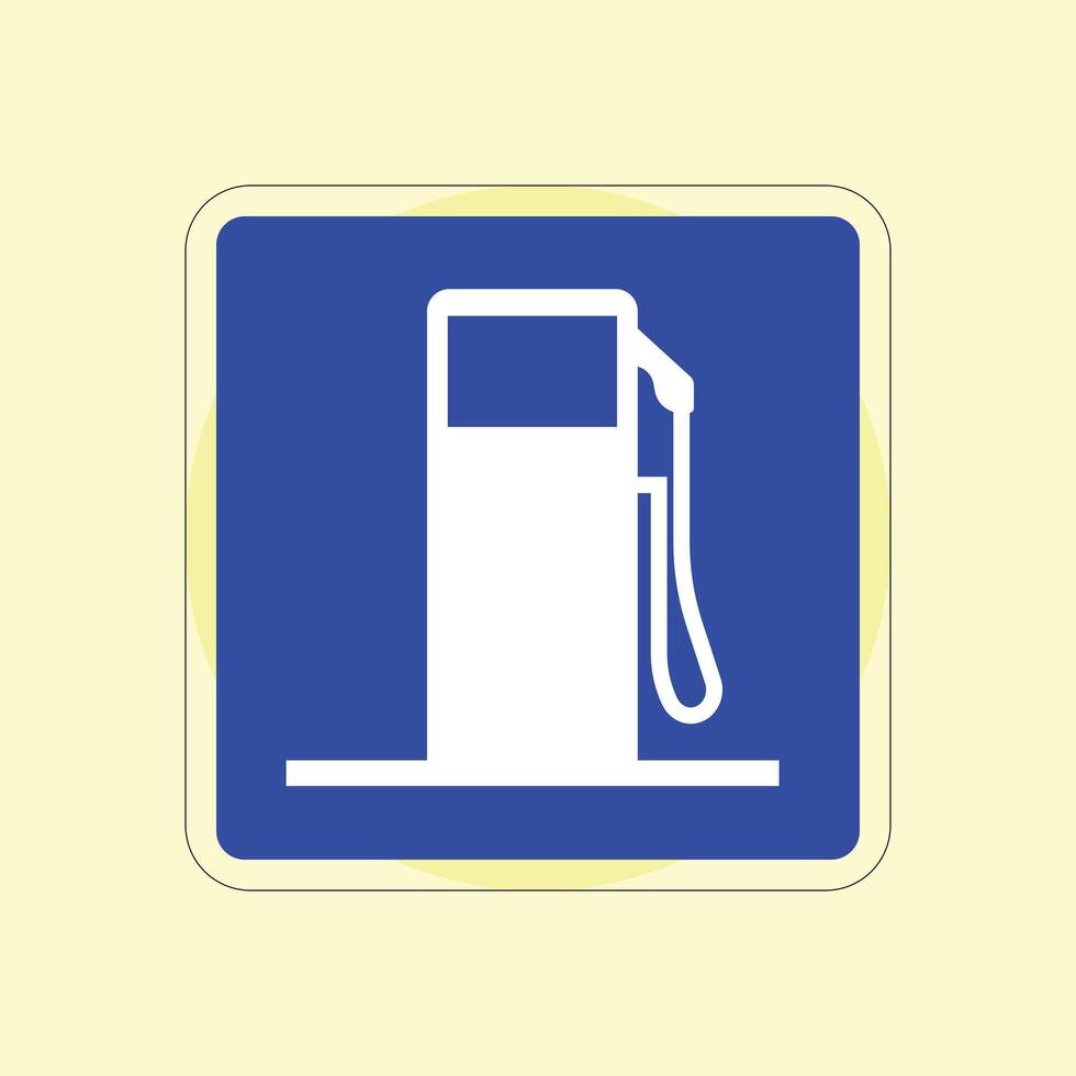 gas station icon vector