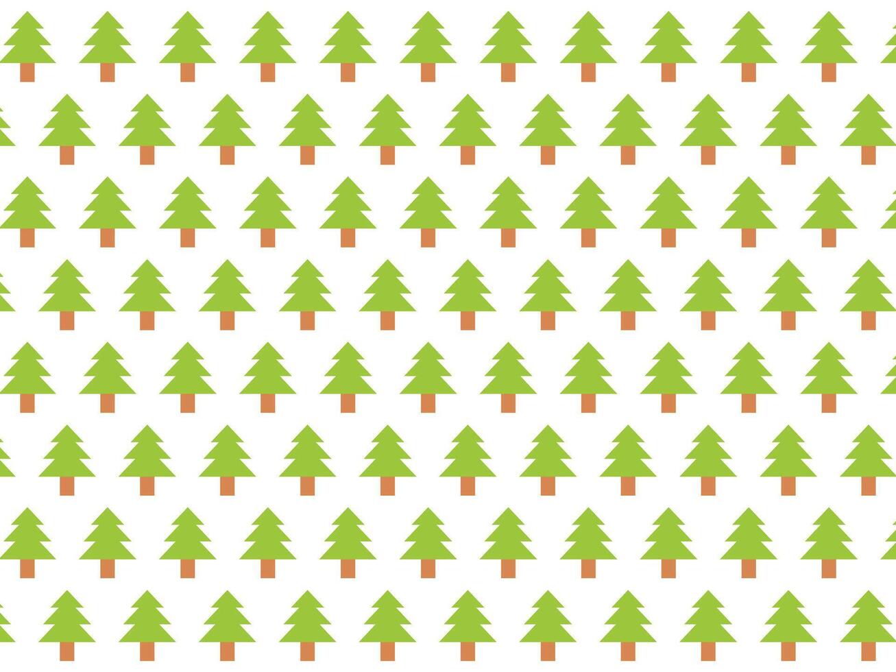 seamless pattern pine tree vector