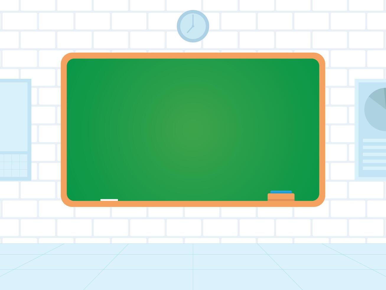 blackboard in the classroom vector