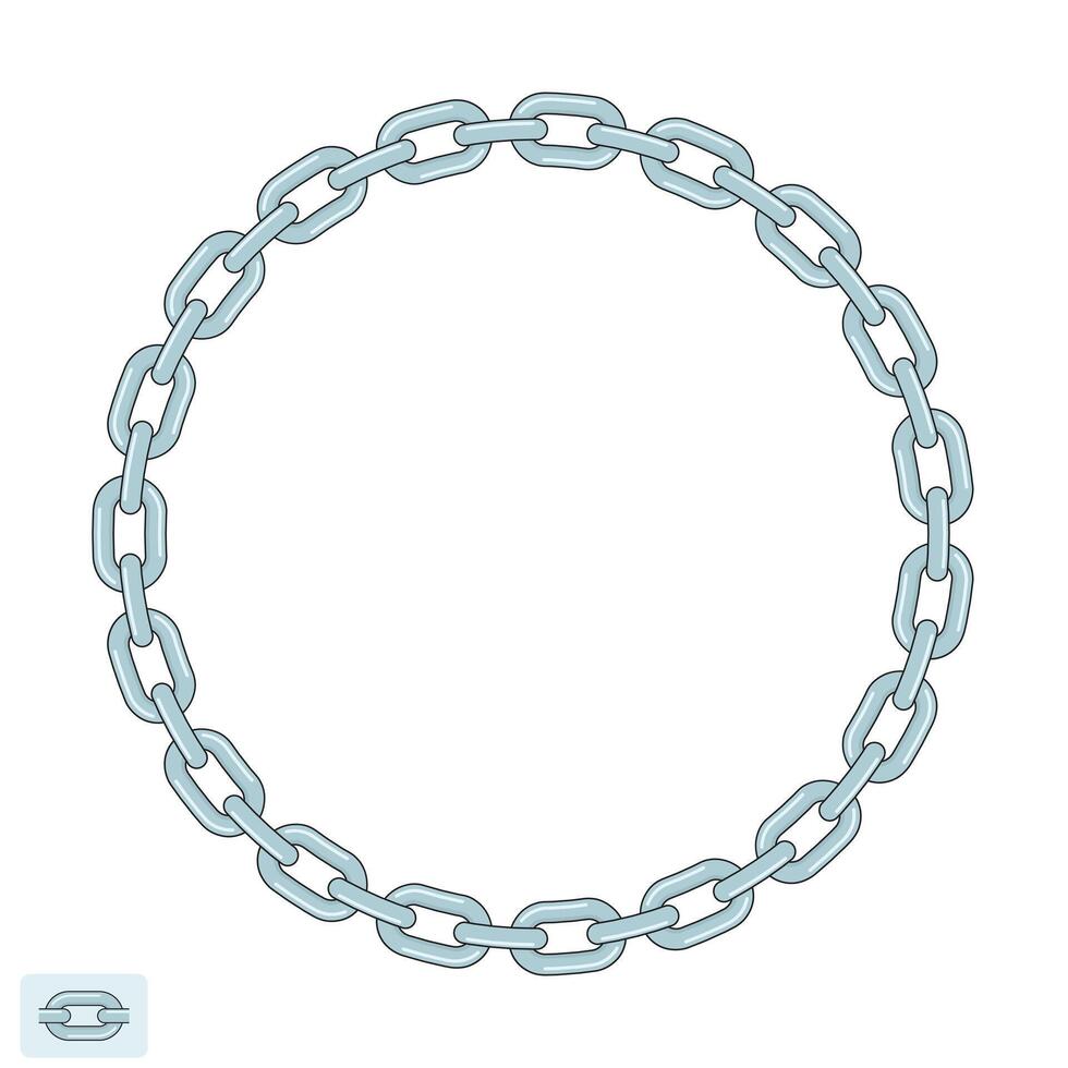 iron chain brush vector