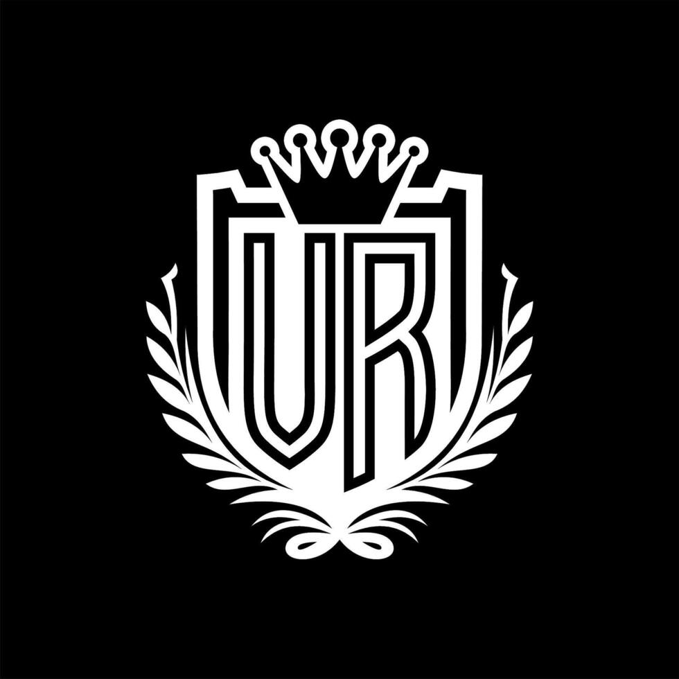 The logo for the company u r vector