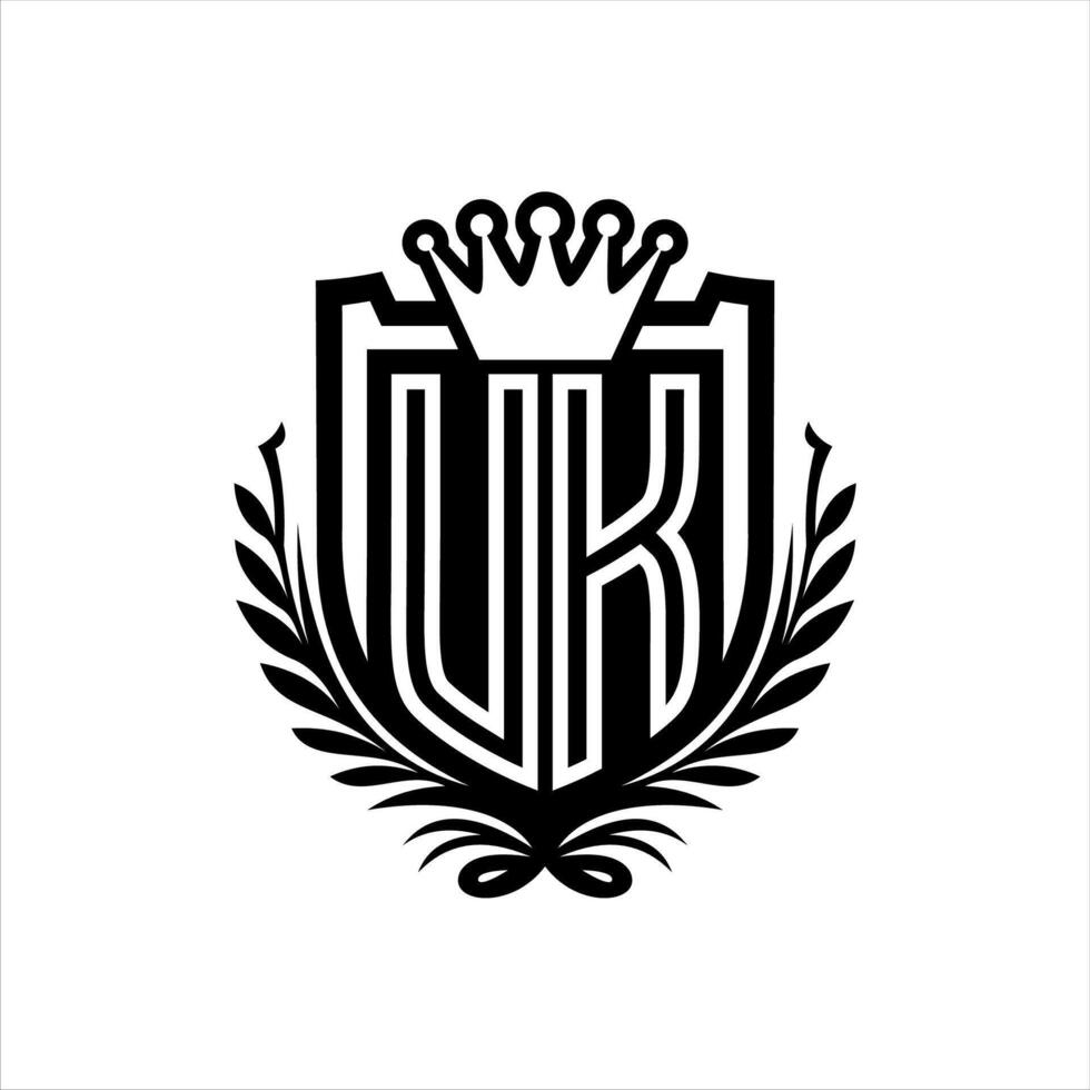 The uk royal crest logo vector
