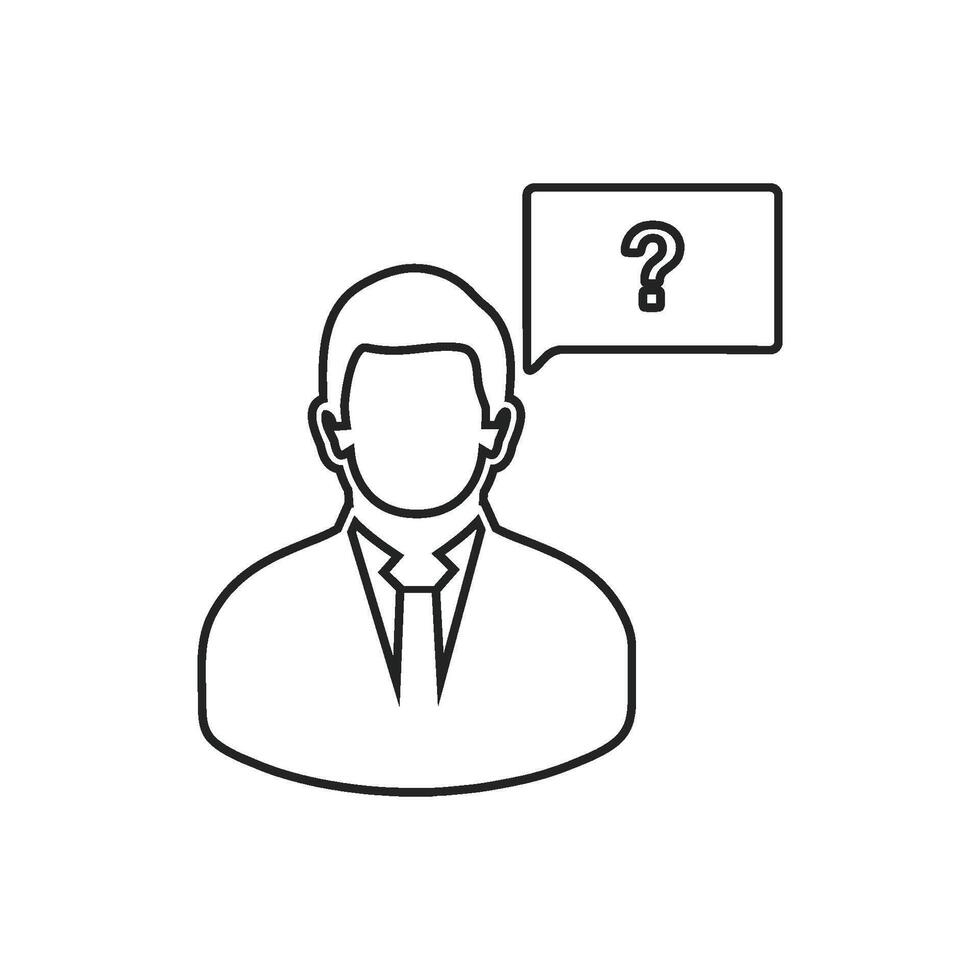 Question mark icon illustration vector