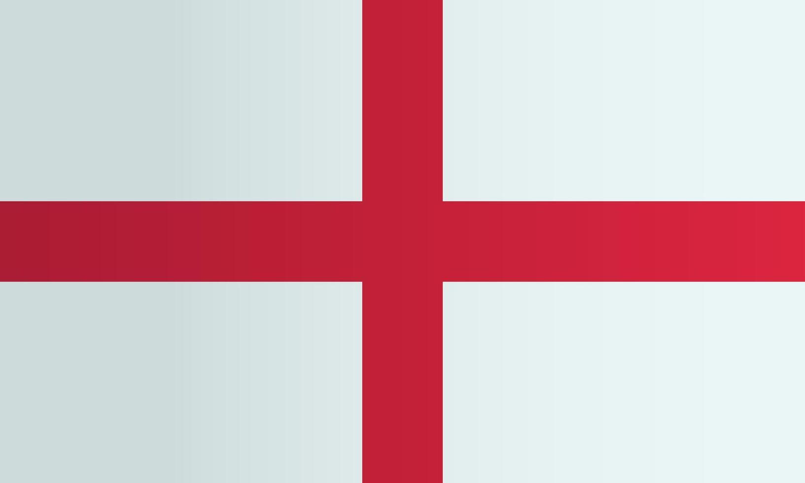 England national flag. Coutry identity vector