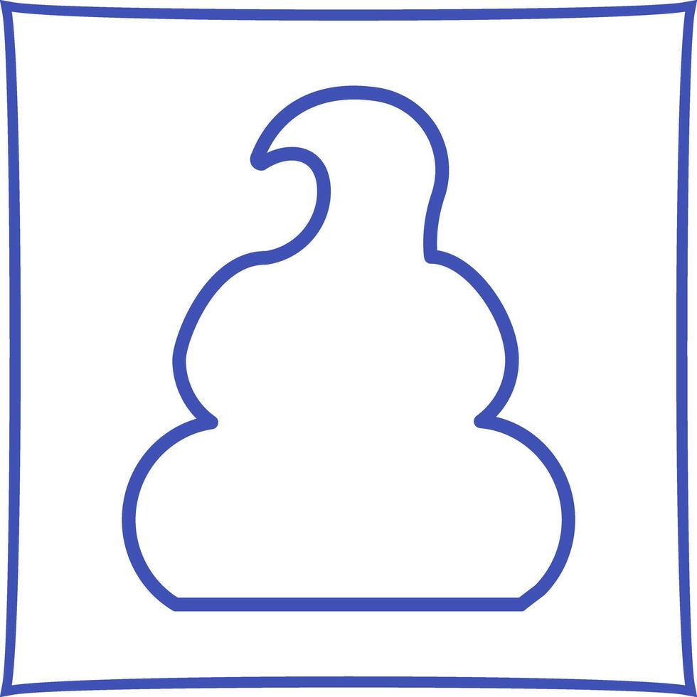 Pile of Poo Icon Design vector
