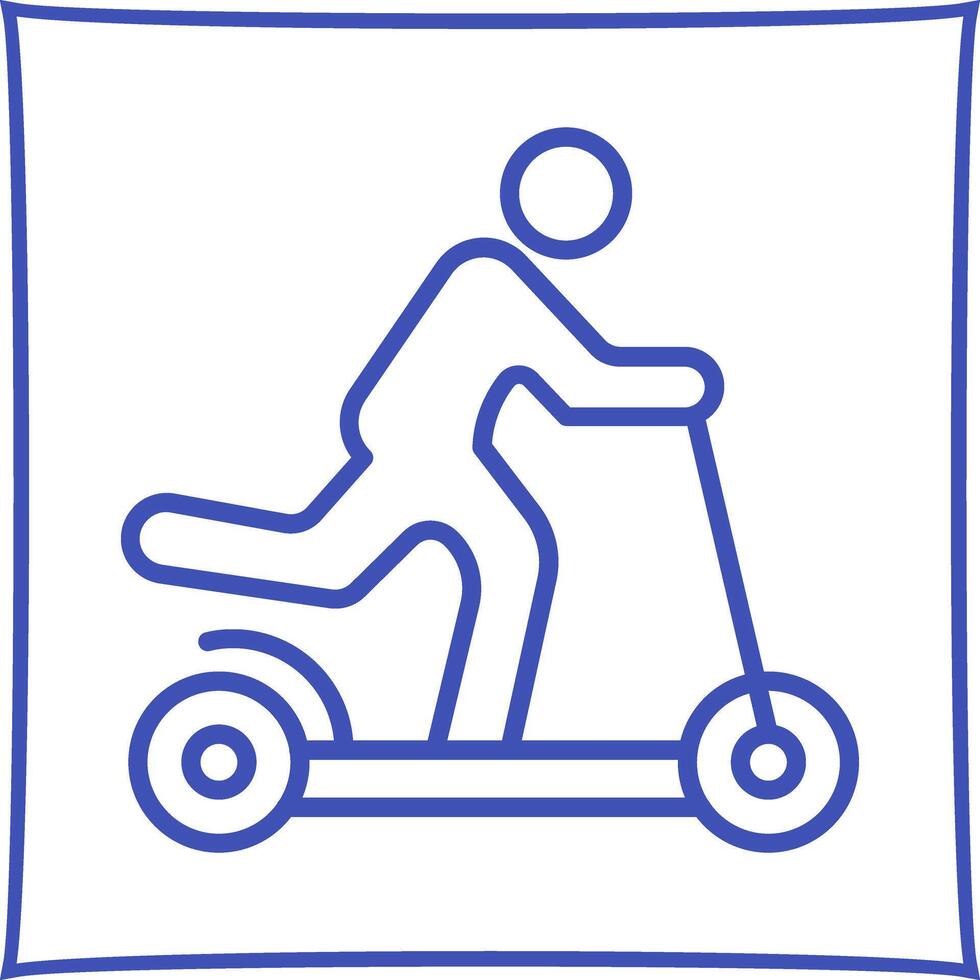 Kick Scooter Icon Design vector
