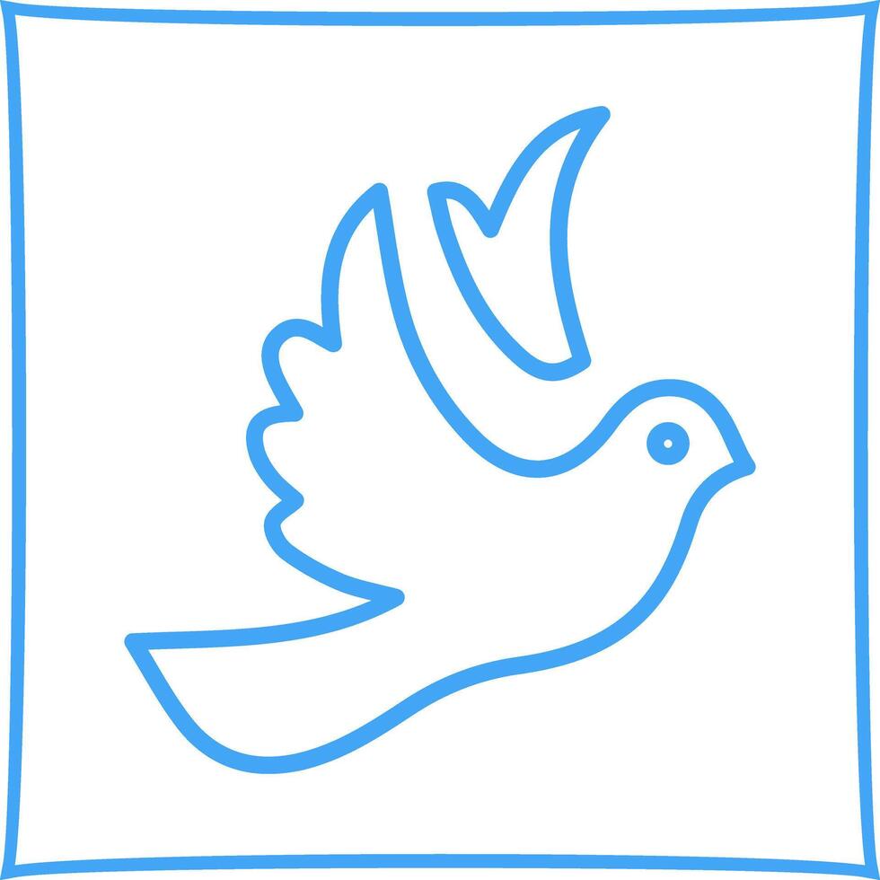 Dove of Peace Icon Design vector